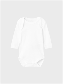 NAME IT 2-Pak Langærmet Body Bright White
